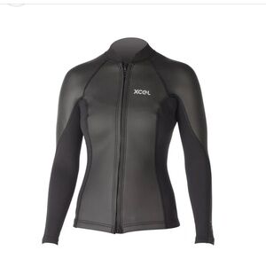 XCEL Women's Axis Smoothskin Long Sleeve Front Zip Wetsuit Jacket *Like New*